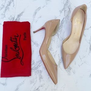 Christian Louboutin Iriza Patent Leather Pump Heel